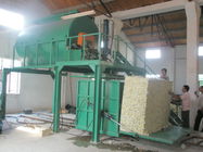 Chaîne de production réutilisée automatique de mousse avec la mousse écrasée par mélange de vapeur avec la colle