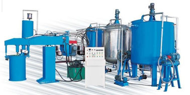 chaîne de production semi-automatique de l'éponge 43kw pour le matelas et les meubles écumants