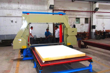 Découpeuse hydraulique de mousse de polyuréthane pour le contrôle automatique de feuille d'éponge