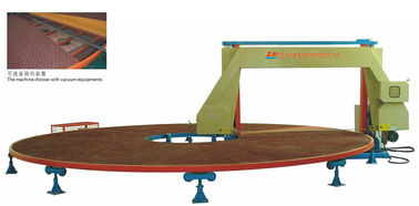 Découpeuse horizontale rotatoire de mousse de cercle automatique, coupeur d'éponge du polyuréthane/unité centrale