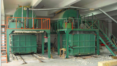 Chaîne de production de rebondissement automatique de mousse avec la vapeur se mélangeant écrasant la machine de mousse